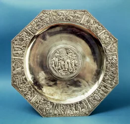 Piatto ottagonale da Kaiseraugst, romano